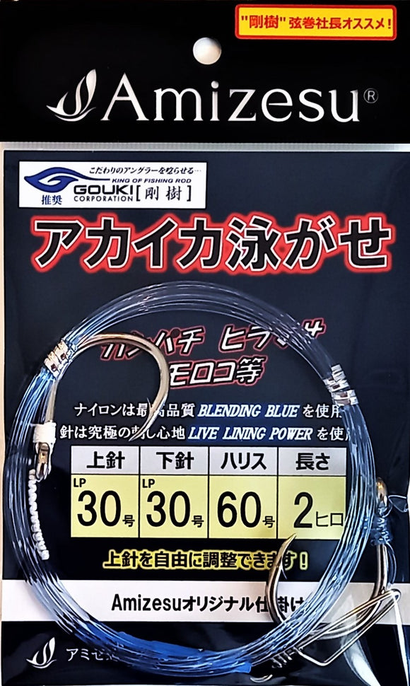 アカイカ泳がせ仕掛け