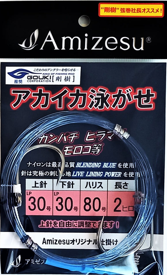 アカイカ泳がせ仕掛け