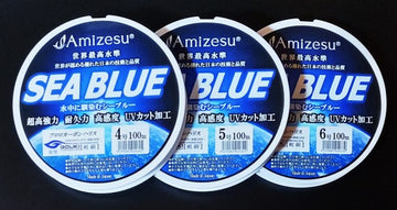 フロロカーボンハリス　SEA BLUE - 0